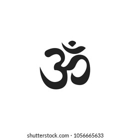 om icon. sign design