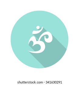om icon. vector illustration