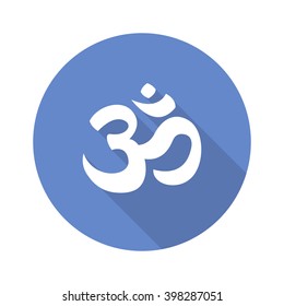 om icon. vector illustration