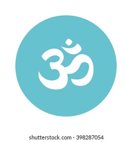 om icon. vector illustration