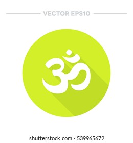 om icon. vector illustration