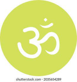 Om icon vector image. Can also be used for Carnival. Suitable for mobile apps, web apps and print media.