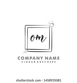 OM Initial beauty monogram logo vector