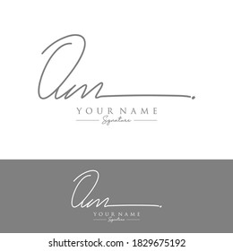 OM Initial letter handwriting and signature logo.