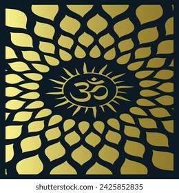Om Jali design, Om cnc cut jali, corian jali for Temple Mandir door Window etc.