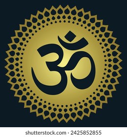 Diseño de Om Jali, Om cnc cortar jali, corian jali para la ventana de la puerta del templo Mandir etc.