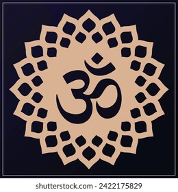 Om Jali design, Ohm cnc cut jali, corian jali for Temple Mandir door Window etc.