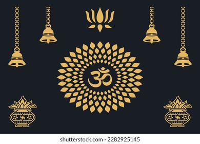 Om Jali design used for temples, Mandir. Om acrylic jali, corian jali and mdf jali.