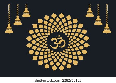 Om Jali design used for temples, Mandir. Om acrylic jali, corian jali and mdf jali.