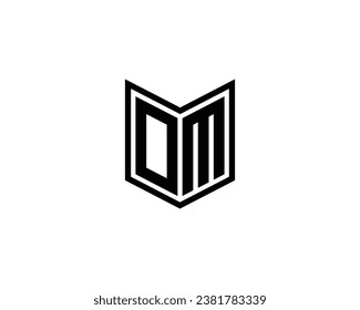 OM logo design vector template