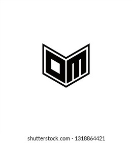 OM Logo Letters initial Designs Template