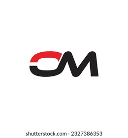 OM Logo. O and M logo vector.