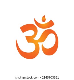 Om lord Shiva symbol, Aum icon Hindu sign