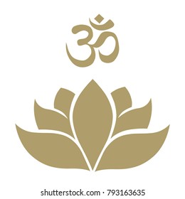 OM lotus logo