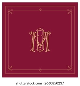 OM, MO, logo OM, Letter OM,  Monogram OM,Logo for Wedding , monogram for Wedding , Wedding Monogram, Wedding Logo, Logo Design , Monogram Vintage