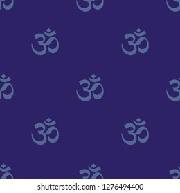 om seamless pattern