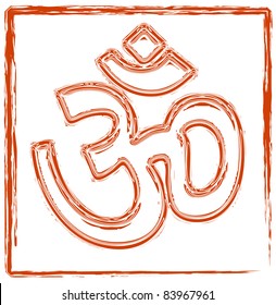 Om Sign Sketch (Vector)