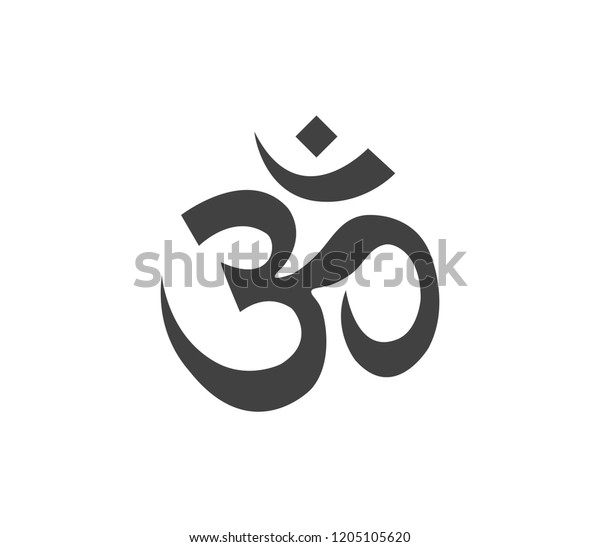 Om Symbol Buddhismus Symbol Stock Vektorgrafik Lizenzfrei