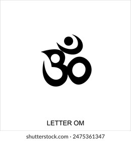 Om symbol, Om vector art, om poster, digital art, om icon symbol sign, and logo, vector background, vector art, and illustration