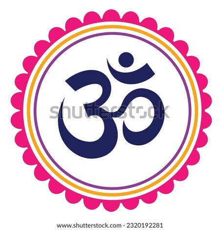 Om symbol, Om vector art, om poster, digital art, om icon symbol sign, and logo, vector background, vector art, and illustration