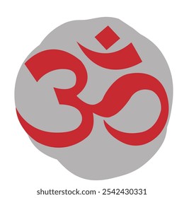Om symbol vector design item