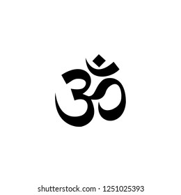 om symbol vector icon. om symbol sign on white background. om symbol icon for web and app