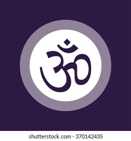Om symbol . Vector illustration