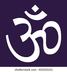 Om symbol . Vector illustration