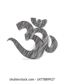 Om vector new design color graphic art.