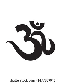 Om vector new design color graphic art.
