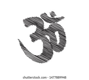 Om vector new design color graphic art.