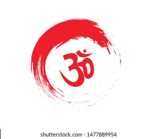 Om vector new design color graphic art.