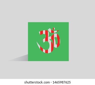 Om vector new design illustration.