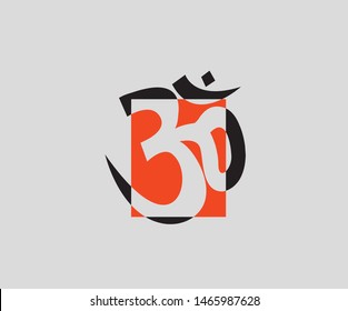 Om vector new design illustration.