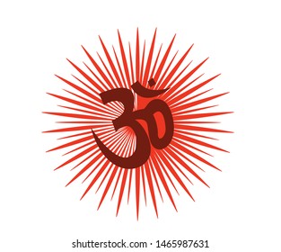 Om vector new design illustration.