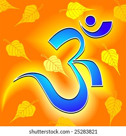 Om in yellow frames	