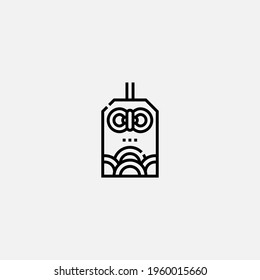 Omamori icon sign vector,Symbol, logo illustration for web and mobile