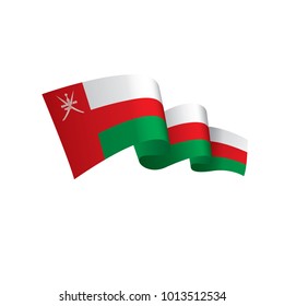 Oman flag, vector illustration