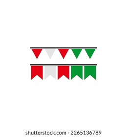 Oman flags icon set, Oman independence day icon set sign vector symbol