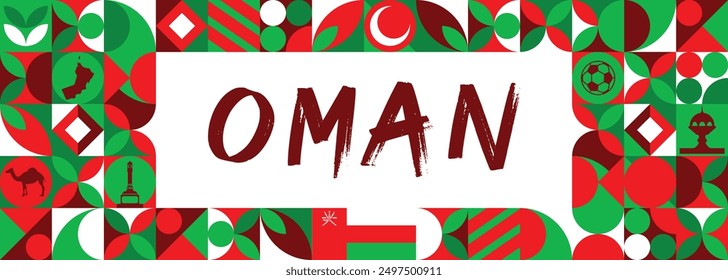 Oman Independence Day Banner Design