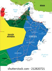 Oman Map