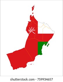 2,988 Oman map with flag Images, Stock Photos & Vectors | Shutterstock