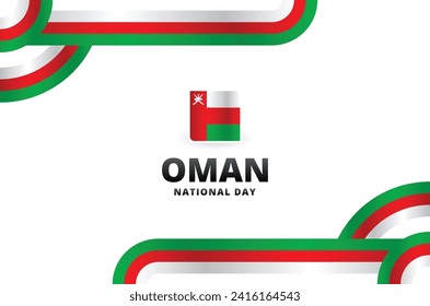 Oman National Day Vector Design Illustration