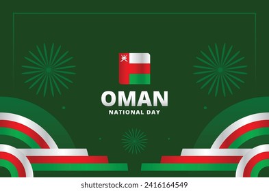 Oman National Day Vector Design Illustration