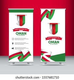 Oman national day vector template. Design for banner; greeting cards or print.