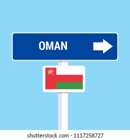 Oman traffic signs board design vector 