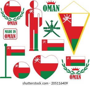 Oman. Vector Illustration. Logo