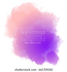 ombre watercolor