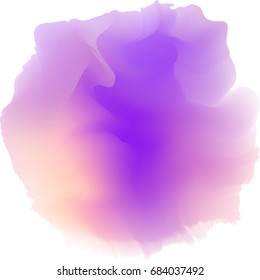 Ombre watercolor, vector