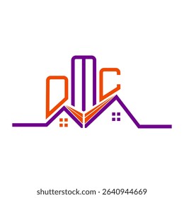 OMC Real State logo design, OMC simple and modern logo. OMC luxurious alphabet design  